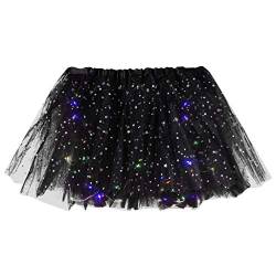 Tüllrock Damen Karneval Lang Elegant Elastisch Hohe Taille Stufendecke Mesh Ballett Hochzeit Party Abschlussball A-Linie Faltenrock Sommerrock Einheitsgröße faschingskostüm Damen 227 von Lapirek