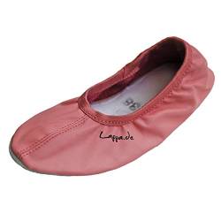 Lappade Gummisohle rosa Gymnastikschuhe, Ballettschuhe, Schläppchen, Turnschläppchen, Tanzschuhe Art. 244G Gr. 41 von Lappade