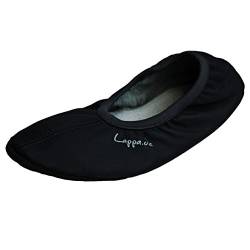 Lappade Gummisohle schwarz Gymnastikschuhe, Ballettschuhe, Schläppchen, Turnschläppchen, Tanzschuhe Art. 242G Gr. 29 von Lappade