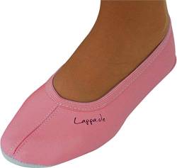 Lappade Ledersohle rosa Gymnastikschuhe, Schläppchen, Turnschläppchen (Art. 205 Gr. 25 EU) von Lappade