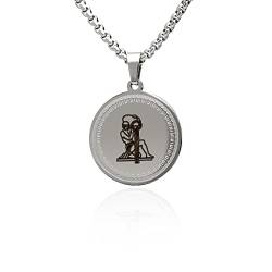 LaraZeidler Berlin Sternzeichen Kette Wassermann für Damen und Herren Tierkreis Sternbild Zodiac Anhänger aus Edelstahl individuelle Kettenlänge wählbar. von LaraZeidler Berlin