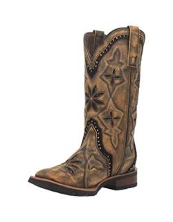 Laredo Damen Bouquet, Cowboystiefel, Leder, Honigfarben, Beige (honig), 38.5 EU von Laredo