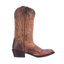 Laredo Damen Maddie Cowboystiefel mit rundem Zehenbereich Westernstiefel, Distressed Tan, 41 EU von Laredo