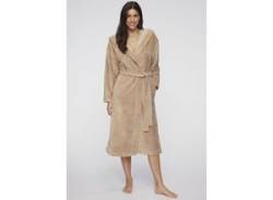 Bademantel LASCANA Gr. XXL/48 (50), beige (sand) Damen Bademäntel Alle Lascana-Produkte von Lascana