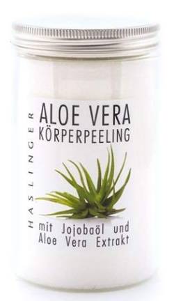 Lashuma Aloe Vera Körperpeeling mit Jojobaöl und Aloe Vera Extrakt, Duschpeeling Salt Scrub, 450 g von Lashuma