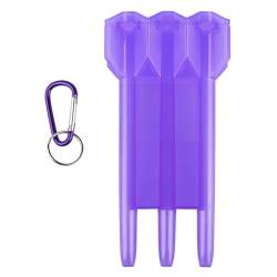 Darts Pin Case Darts Storage Portable Darts Box for Outdoor Darts Box Outdoor Accessory Suitcases Accessory Container Darts Storage Holder Case, violett von Laspi