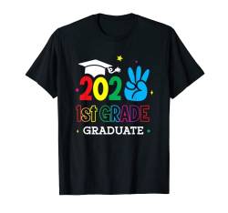 1. Klasse Abschlussfeier 2023 Abschlussgeschenke Jungen Mädchen T-Shirt von Last Day of School Teacher Shirt for Women Kids
