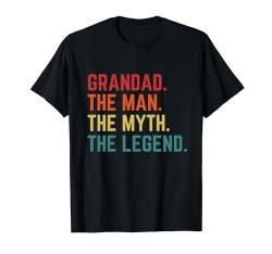 Vintage-Mythos, Legende, Opa, Vatertag T-Shirt von Last Minute Father's Day Gift Husband Dad Grandpa