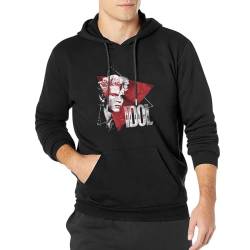 Lateral Billy Idol 80S Triangles Mens Hoody Famous British Punk Rocker Music Merch L von Lateral