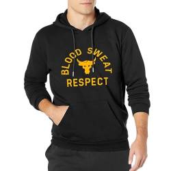 Lateral Men Project Rock Blood Sweat Respect Graphic Hoodie Male Fashion Casual Tops Hombre Hoodies Roupas Masculinas XL von Lateral