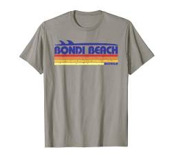 Bondi Beach Australia Surf Retro Paradies T-Shirt von LatitudeZero