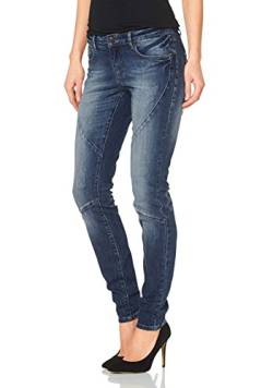 Laura Scott Damen Jeans Jeanshose washed out Skinny Low Waist (40, blue used) von Laura Scott