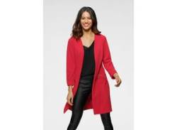 Longblazer LAURA SCOTT Gr. 44, rot (rot (nachhaltiges material)) Damen Blazer von Laura Scott