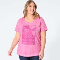 Damen-T-Shirt mit Wasch-Effekten, große Größen von Laura Torelli Plus
