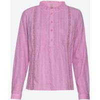 Damen-Bluse mit Spitzeneinsatz von Laura Torelli