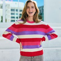 Damen-Pullover mit Ringelmuster von Laura Torelli