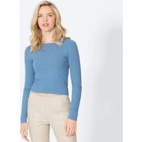 Damen-Pullover mit Ripp-Muster von Laura Torelli