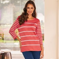 Damen-Pullover mit Streifendesign von Laura Torelli