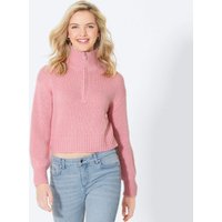 Damen-Pullover mit Troyer-Kragen von Laura Torelli