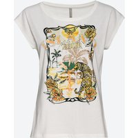 Damen-T-Shirt aus reiner Baumwolle von Laura Torelli