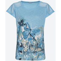 Damen-T-Shirt mit Spitzeneinsatz von Laura Torelli