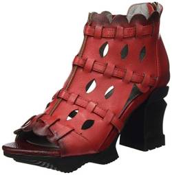 Laura Vita Mädchen ARCMANCEO 57 Peeptoe Sandalen, Rot (Rouge Rouge), 35 EU von Laura Vita