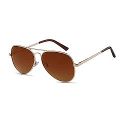 Laurinny Übergroße Pilotenbrille für Damen Herren Mode Retro Bulk Shade Schwarz Faded Flieger Sonnenbrille Klassischer UV Schutz von Laurinny