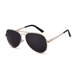 Laurinny Übergroße Pilotenbrille für Damen Herren Mode Retro Bulk Shade Schwarz Faded Flieger Sonnenbrille Klassischer UV Schutz von Laurinny