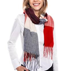 LavaPop karierter Schal für Damen, ultraweicher und warmer Schal mit langen Streifen, stilvolles Modeaccessoire für alle Jahreszeiten von LavaPop