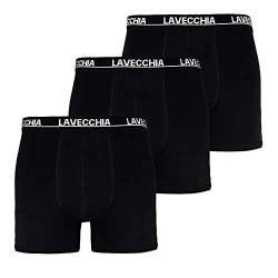 Lavecchia Boxershort FL-1020 - 3er Pack, Schwarz, 5XL von Lavecchia