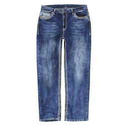 Lavecchia Herren Jeans Hose Übergrössen W40-W58 Größe W46/30, Farbe Blau von Lavecchia