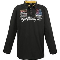 Lavecchia Langarm-Poloshirt Übergrößen Herren Shirt LV-606 Polo Langarmshirt von Lavecchia