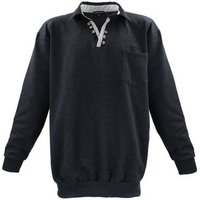 Lavecchia Sweatshirt Übergrößen Sweater LV-602 Polo Langarmshirt von Lavecchia