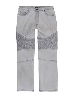 Lavecchia Übergrößen Herren Comfort Fit Jeans Hose Jeanshose Stretch Denim (46, Grau, Numeric_46) von Lavecchia