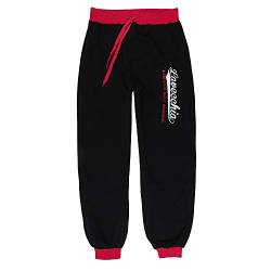 Lavecchia Übergrößen Jogginghose Herren Hose Jogging Freizeit Trainingshose LV-2020 (Schwarz/Rot, 8XL) von Lavecchia