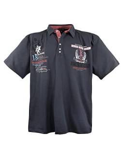 Lavecchia Übergrößen Poloshirt Herren Polo Shirts Kurzarm Shirt LV-2038 (Anthrazit, 5XL) von Lavecchia