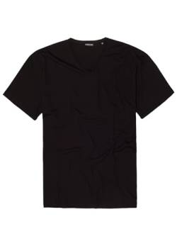 Lavecchia Übergrößen T-Shirt Herren Shirt V-Neck V-Ausschnitt Kurzarm Freizeit LV-124 (Schwarz, 4XL) von Lavecchia