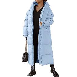 Lawawa Damen Winter Daunenjacke Warm Wintermäntel Steppmantel Warmer Daunenjacke mit Kapuze Casual Wintermantel Winter Jacken Outdoor Mantel von Lawawa