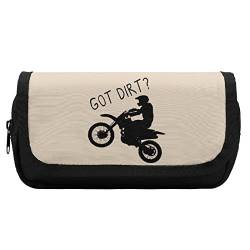 Got Dirt Bike Motorcross Racing Federmäppchen, Stifttasche mit doppeltem Reißverschluss, großes Fassungsvermögen, Stifthalter, Schreibwarentasche für Zuhause und Büro von Lawenp