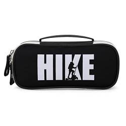 Lawenp Federmäppchen mit Aufschrift „I Love Hiking“, tragbare Stifttasche mit Reißverschluss, Reise-Make-up-Tasche, Schreibwaren-Organizer für das Heimbüro von Lawenp