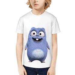 T-Shirts für Grizzy und die Lemminge Jungen Unisex Best Girl's T-Shirts Retro Lustiges T-Shirt Kinder Kurzarm Klein von Lawenp