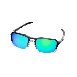 Layoners Oakland Herren Sport-Sonnenbrille, UV400 Schutz, Polarisierte Sonnenbrille, Leichter Rahmen, Verspiegelung, Blendschutz, TAC Gläser, Trendig (Grün) von Layoners