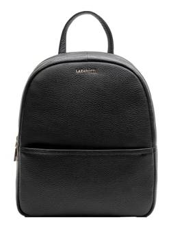 Lazarotti Bologna Leder Rucksack Damen | 2 Fächer & verstellbare Schultergurte | großer Cityrucksack 26 cm von Lazarotti