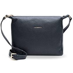 Lazarotti Bologna Leder Umhängetasche Damen | verstellbarer Schultergurt | große Crossbody Bag | Schultertasche 25 cm von Lazarotti