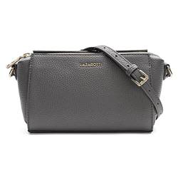 Lazarotti Bologna Leder Umhängetasche Damen | verstellbarer Schultergurt | mittelgroße Crossbody Bag | Schultertasche 20 cm von Lazarotti