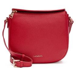 Lazarotti Bologna Leder Umhängetasche Damen | verstellbarer Schultergurt | mittelgroße Crossbody Bag | Schultertasche 25 cm von Lazarotti