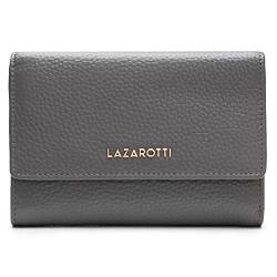 Lazarotti Bologna XL Leder Damen-Geldbörse | großes Reißverschlussfach, 15 Kartenfächer, RFID-Schutz | 14 x 10 x 3,5 cm (2 Breiten einstellbar) von Lazarotti