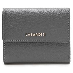 Lazarotti Bologna mittelgroße Leder Geldbörse Damen | mit Druckknopf, 8 Kartenfächer, Münzfach, RFID-Schutz | 12 x 10 x 3 cm (2 Breiten einstellbar) von Lazarotti