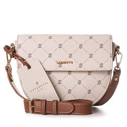 Lazarotti Palermo Umhängetasche Damen | verstellbarer Schultergurt | Halfmoon Bag 21cm von Lazarotti