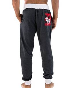 Lazy One Jogginghose für Herren, bequem, warm, Taschen - mehrfarbig - Medium von Lazy One